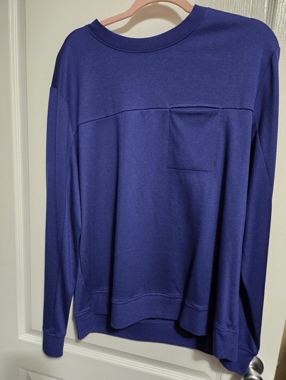 all in motion Long Sleeve Top in Deep Blue